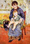 Pierre Auguste Renoir Mere et enfant Sweden oil painting artist
